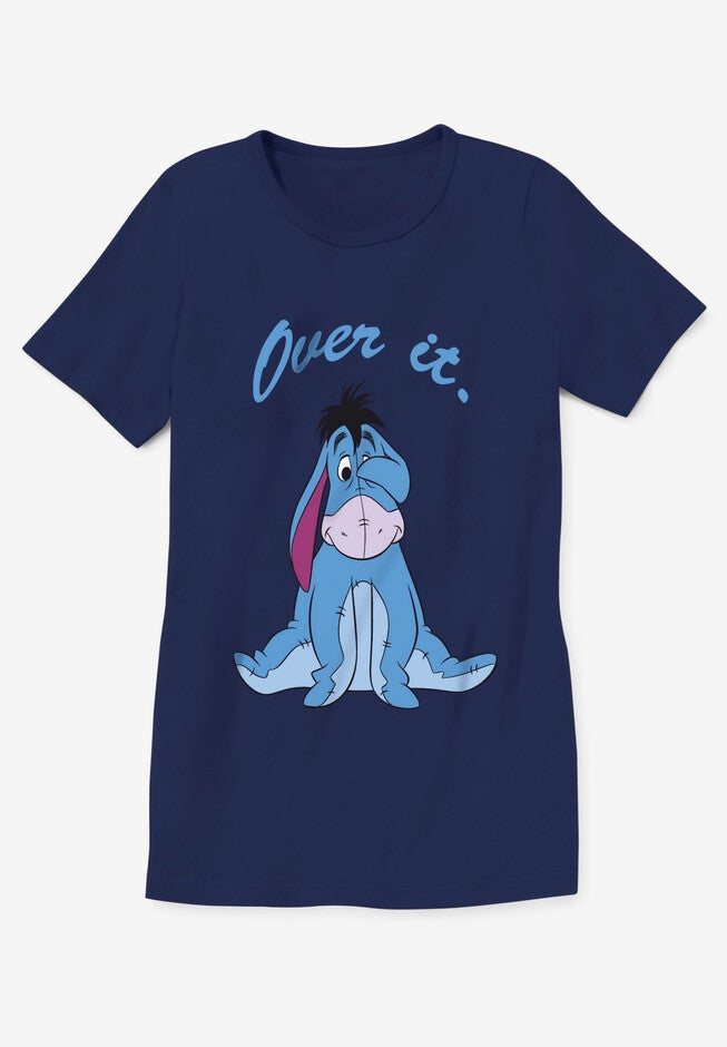 Disney Navy Eeyore Short-Sleeve Tee, , alternate image number 1