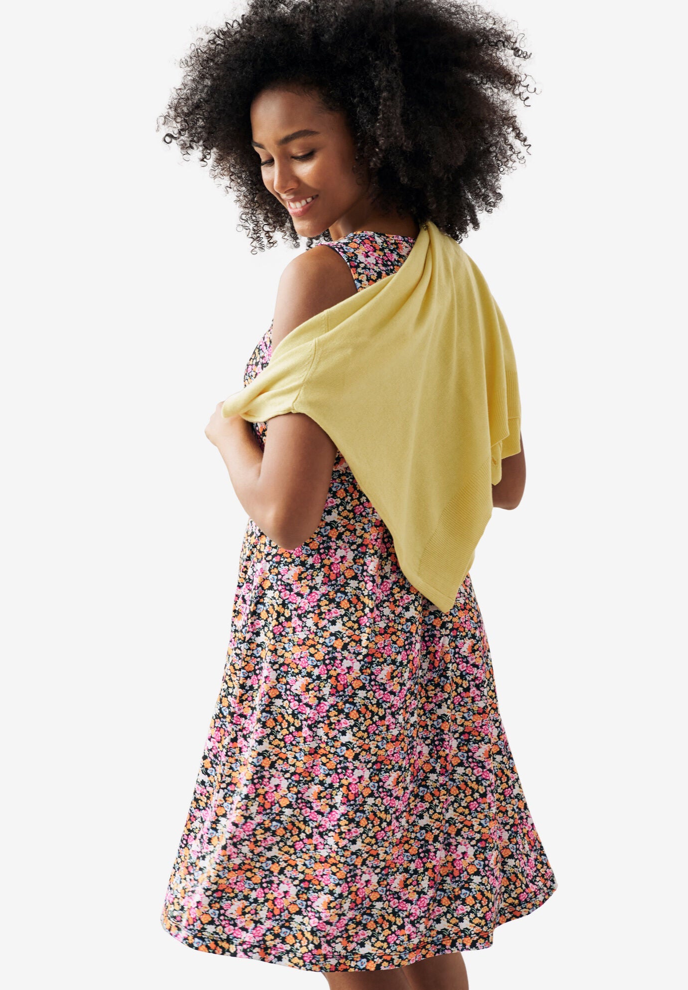 Flare knit dress deals