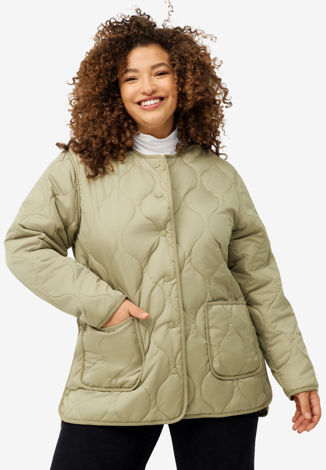 Avenue quilted jacket top
