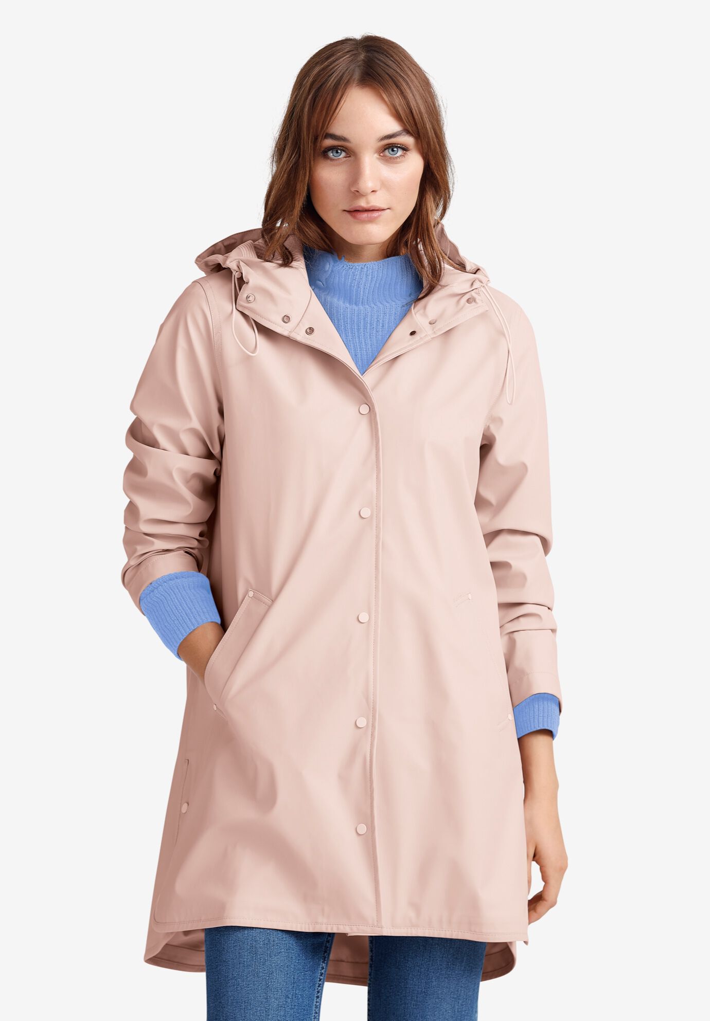 Snap Front Raincoat