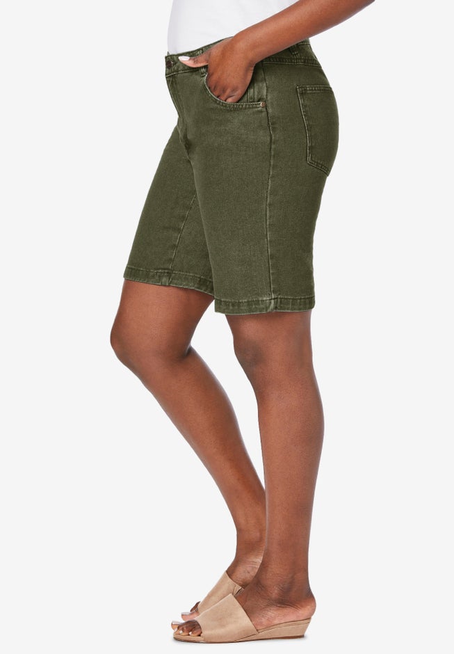 Classic Cotton Denim Shorts image number 2