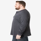 Waffle-Knit Thermal Henley Tee image number 2