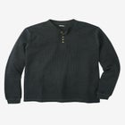 Waffle-Knit Thermal Henley Tee image number 0