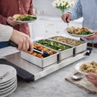 2-in-1 Triple Buffet Server & Warming Tray  image number 4