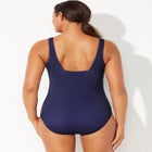 Chlorine Resistant Square Neck One Piece Swimsuit image number null