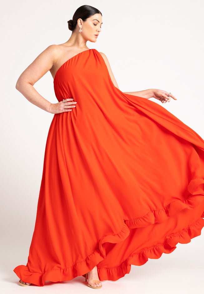 Dramatic Ruffle Gown image number 3