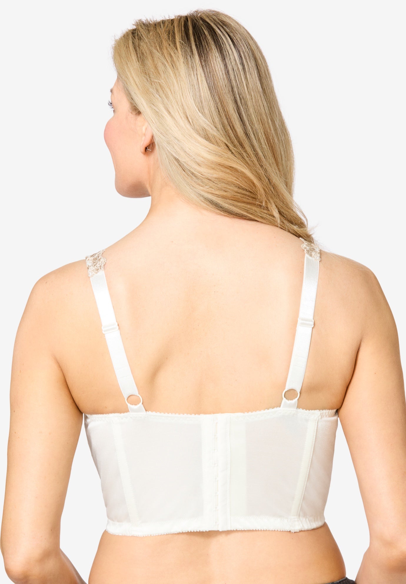 Longline Embroidered Bra image number 1