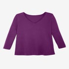 Perfect Long-Sleeve V-Neck Tee image number 4