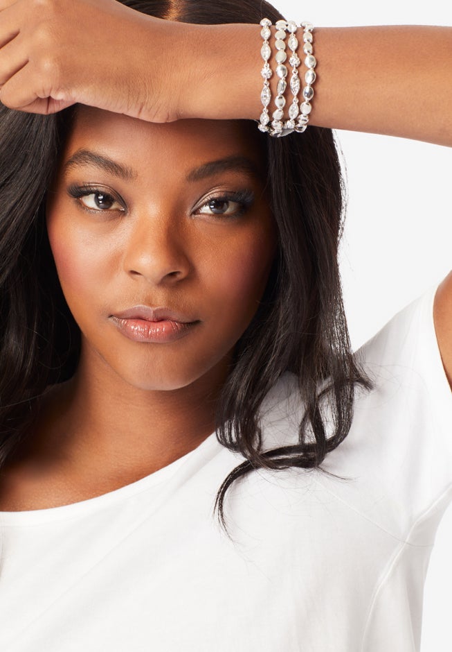 Four Row Beaded Bracelet image number 0