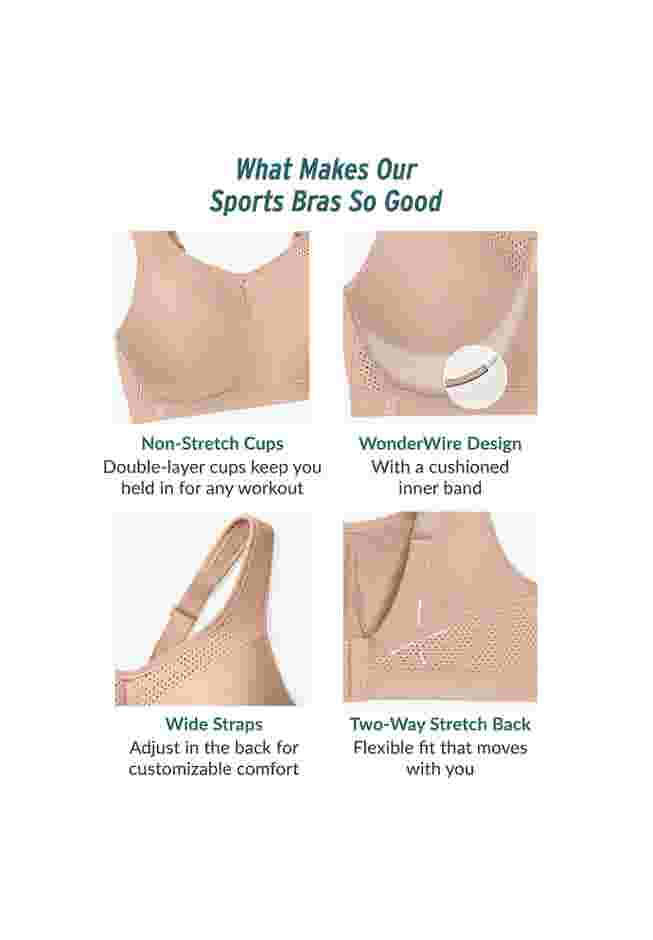 Glamorise® Wonderwire® High-Impact Underwire Sport Bra 9066 image number 4