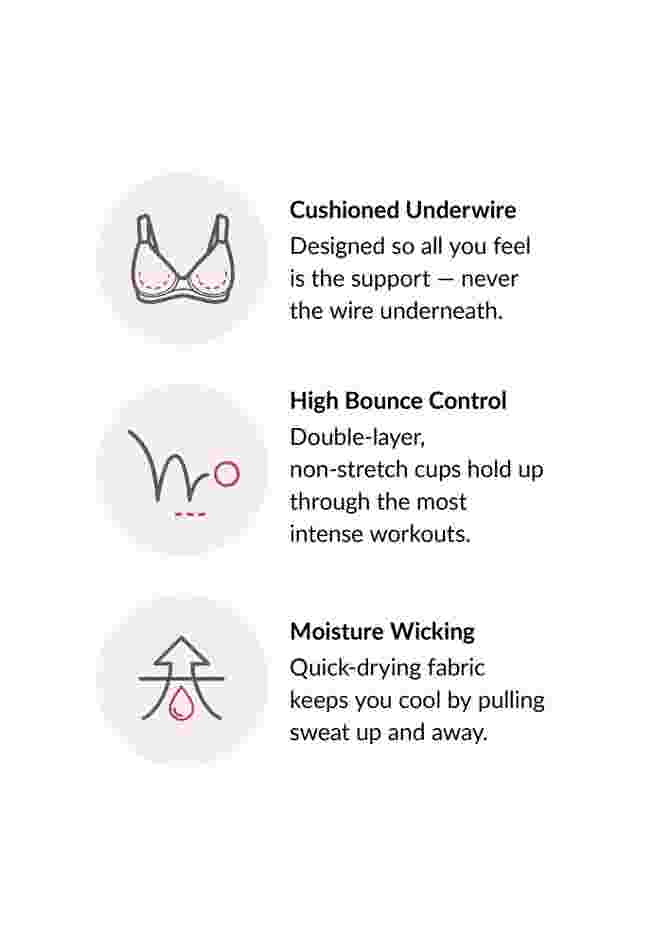 Glamorise® Wonderwire® High-Impact Underwire Sport Bra 9066 image number 5