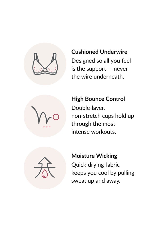Glamorise&reg; Wonderwire&reg; High-Impact Underwire Sport Bra 9066 image number 5