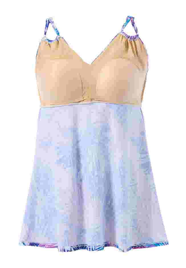 Loop Strap Two-Piece Swim Dress image number 4