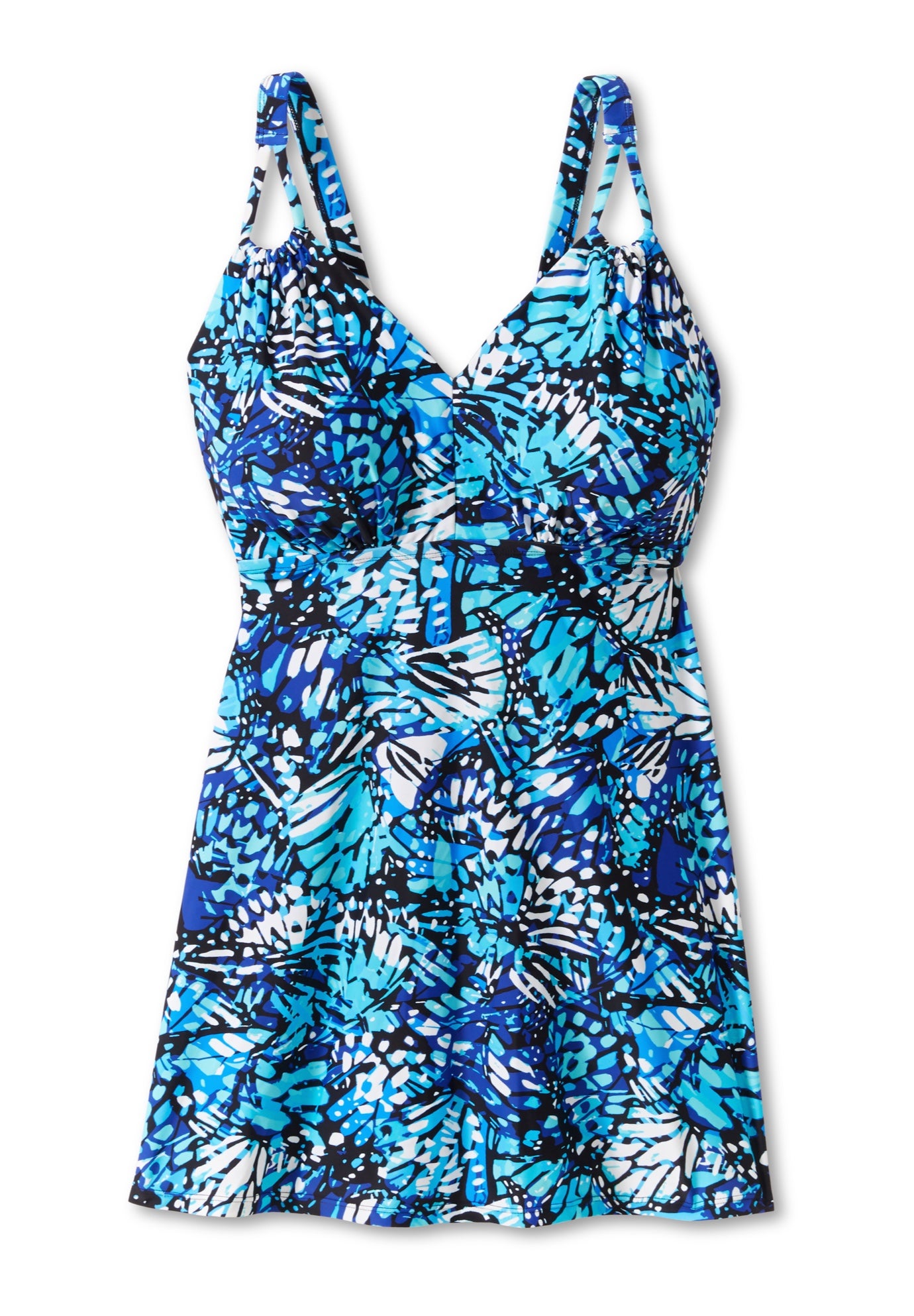Loop Strap Two-Piece Swim Dress image number 2