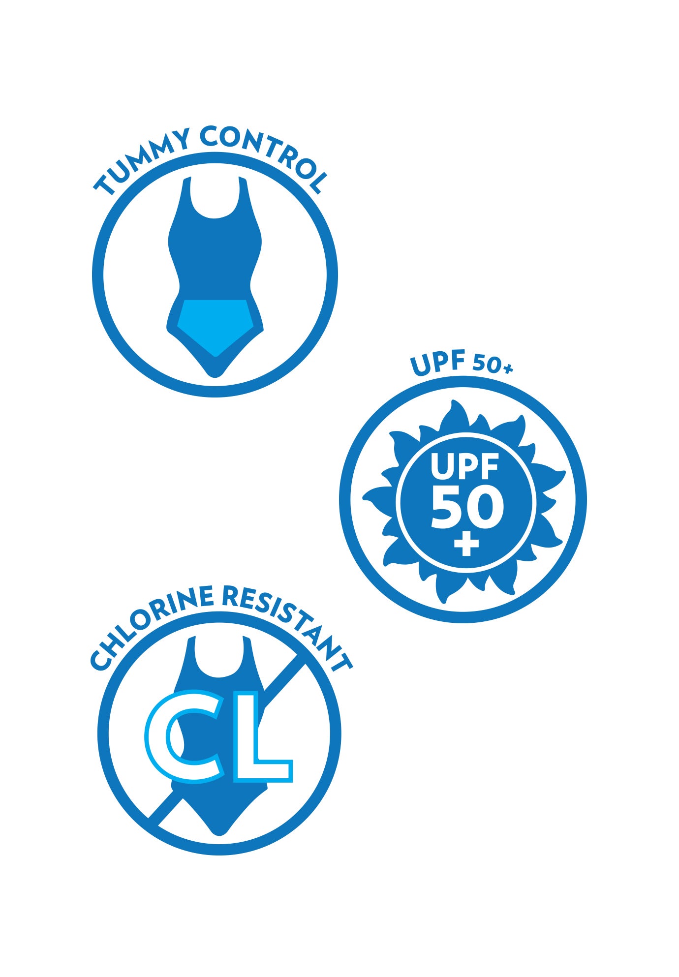 Colorblock Swim Shorts with Sun Protection image number 2