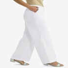 Stretch Cotton Chino Wide-Leg Trouser image number 1