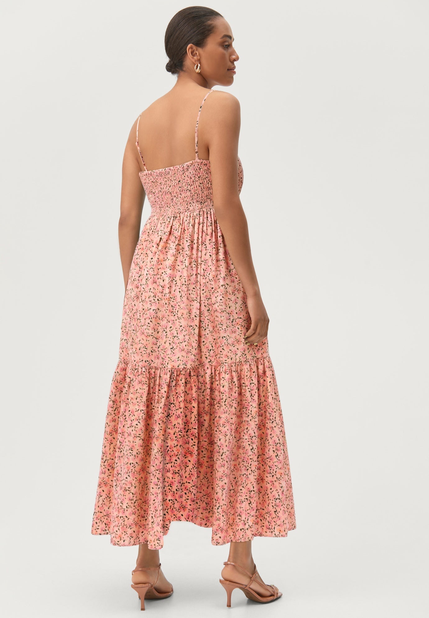 Tiered Cotton Maxi Dress image number 1