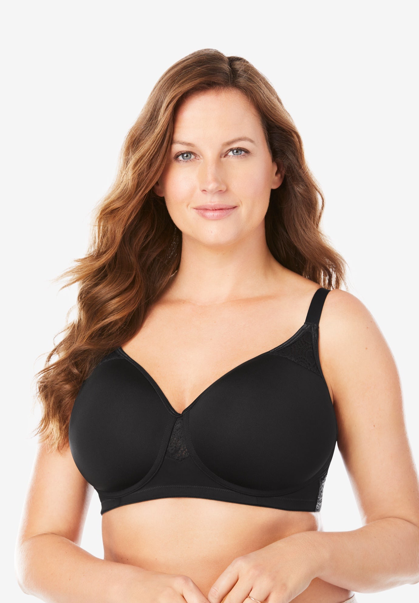 Stay-Cool Wireless Wicking T-Shirt Bra image number 0