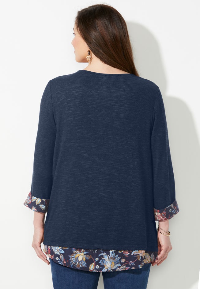 Impossibly Soft Duet Tunic image number 1