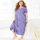 Long Henley Sleepshirt image number null