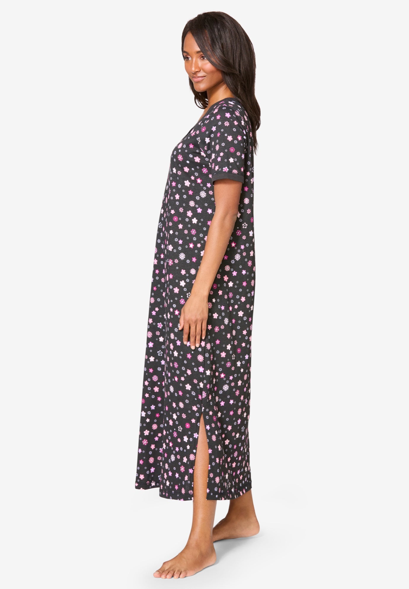 Long Henley Sleepshirt image number 2