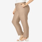 Linen Pleat-Front Pant image number null