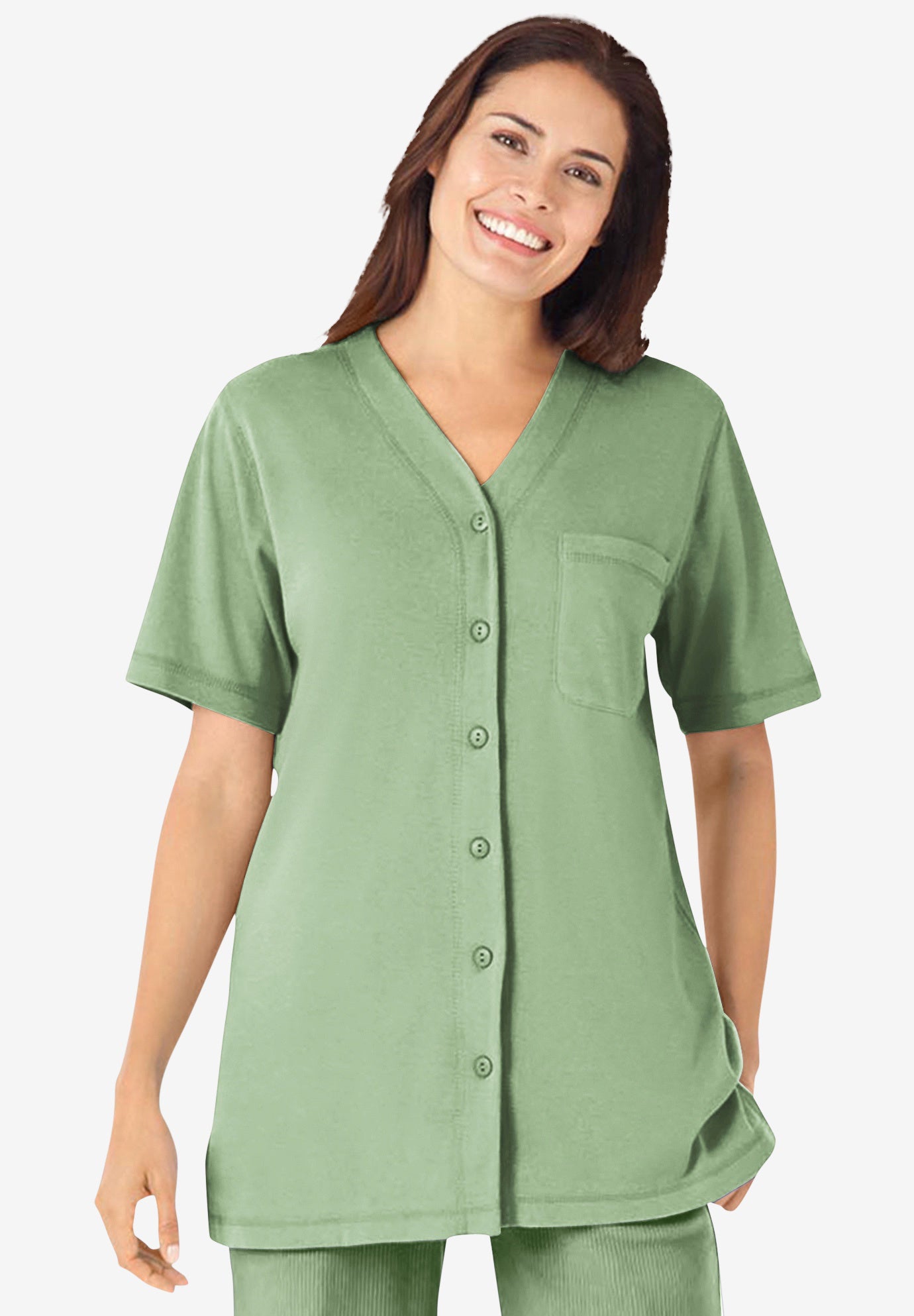 7-Day Short-Sleeve Baseball Tunic image number 0
