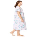 Short Pintuck Knit Gown image number null