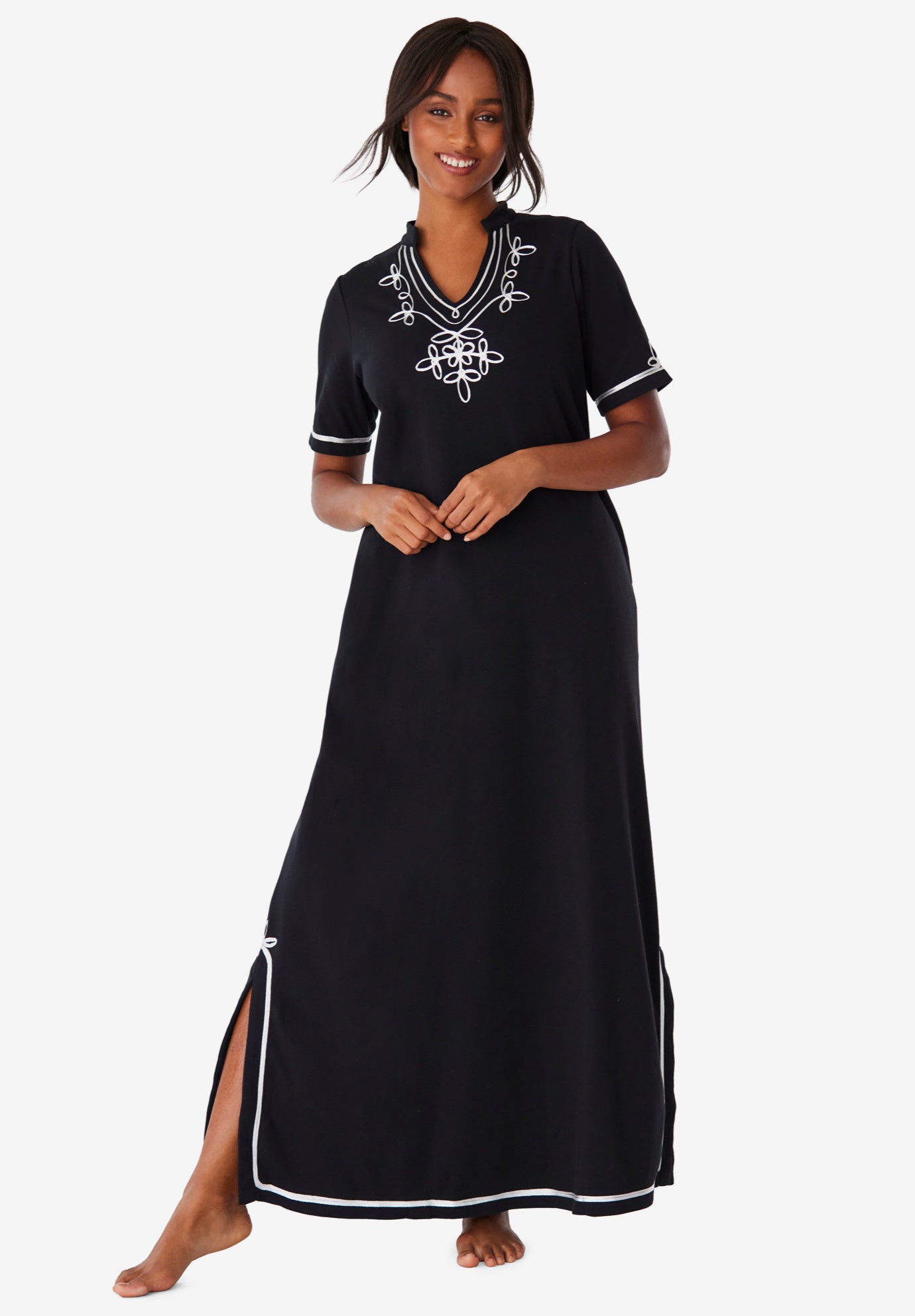 Embellished Knit Lounger image number 0