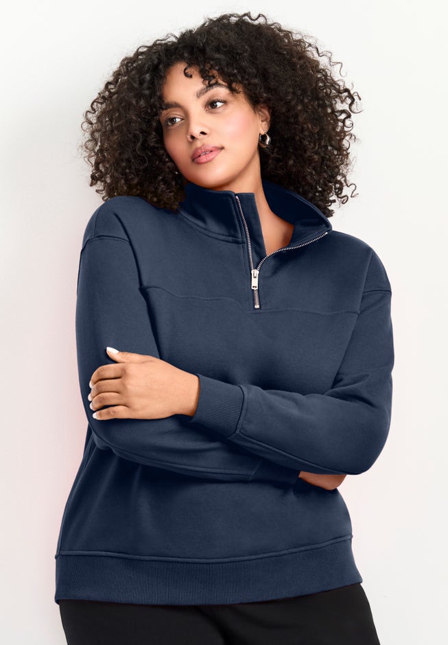 Piper Half-Zip Sweat Top image number 1