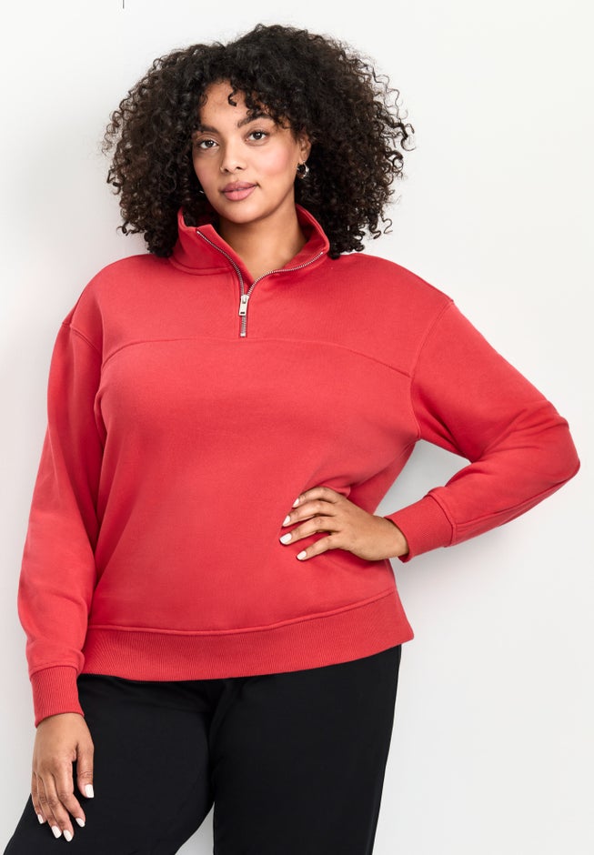 Piper Half-Zip Sweat Top image number 1