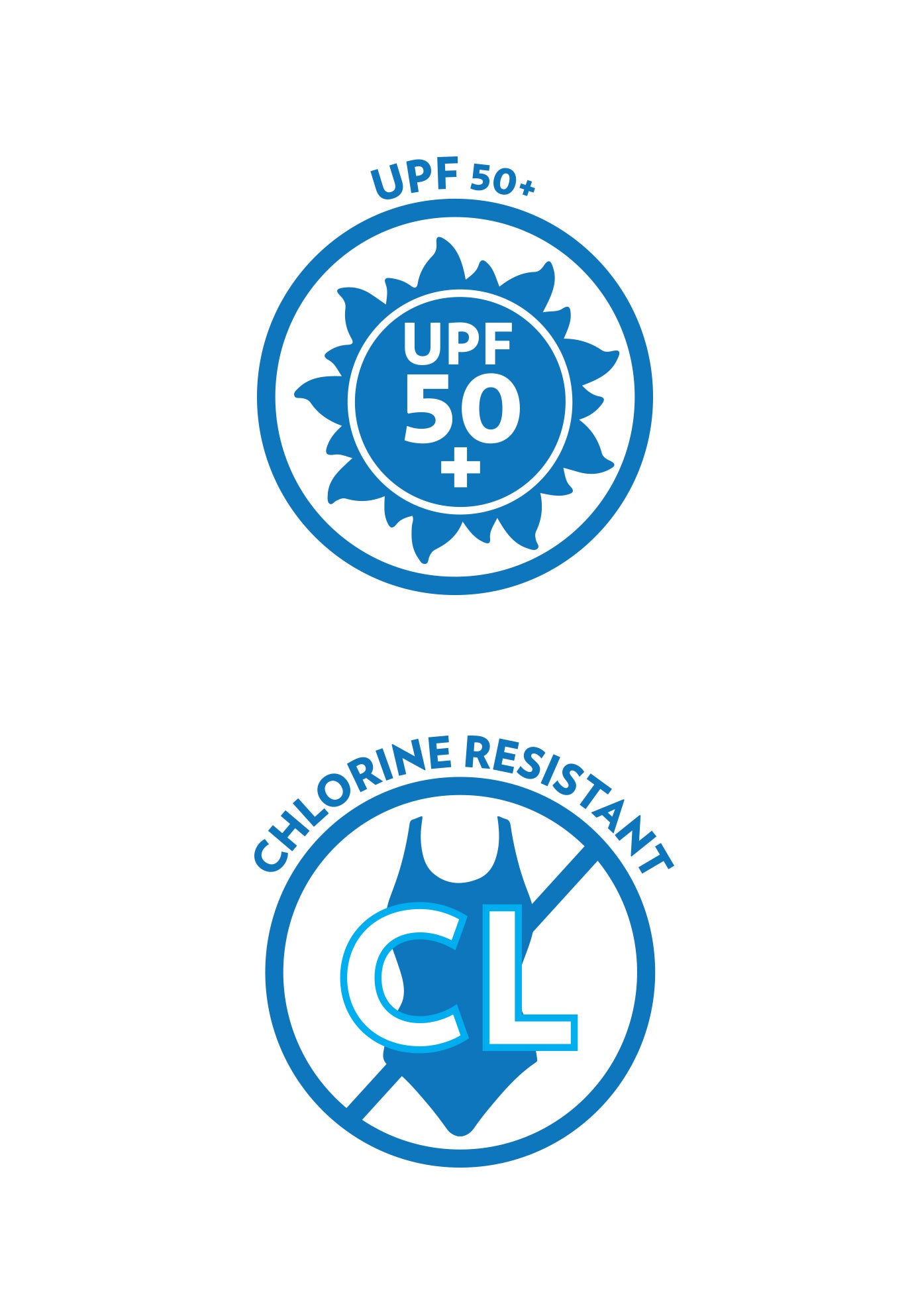 Chlorine Resistant Long-Sleeve Colorblock Swim Tee image number 4