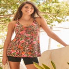 Longer Length Braided Tankini Top image number null