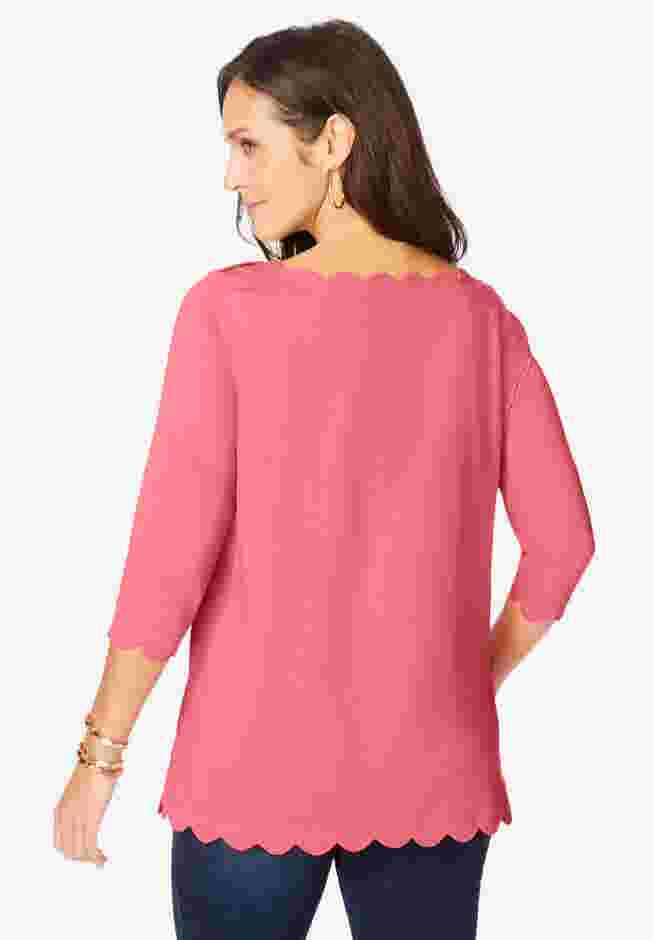 Scallop Boatneck Tunic image number 1