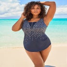 Sarong-Front Swimsuit image number 0