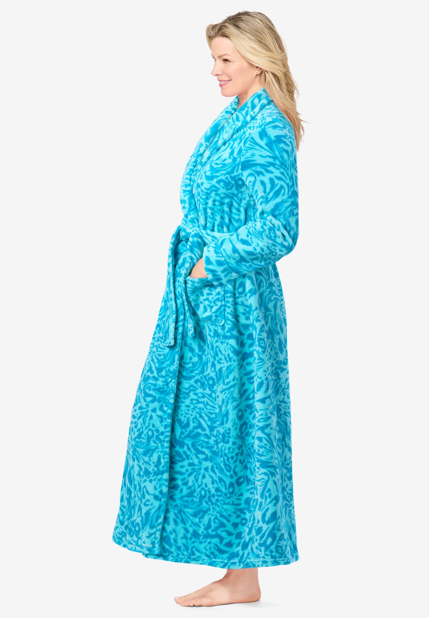 Plush Wrap Robe image number 2