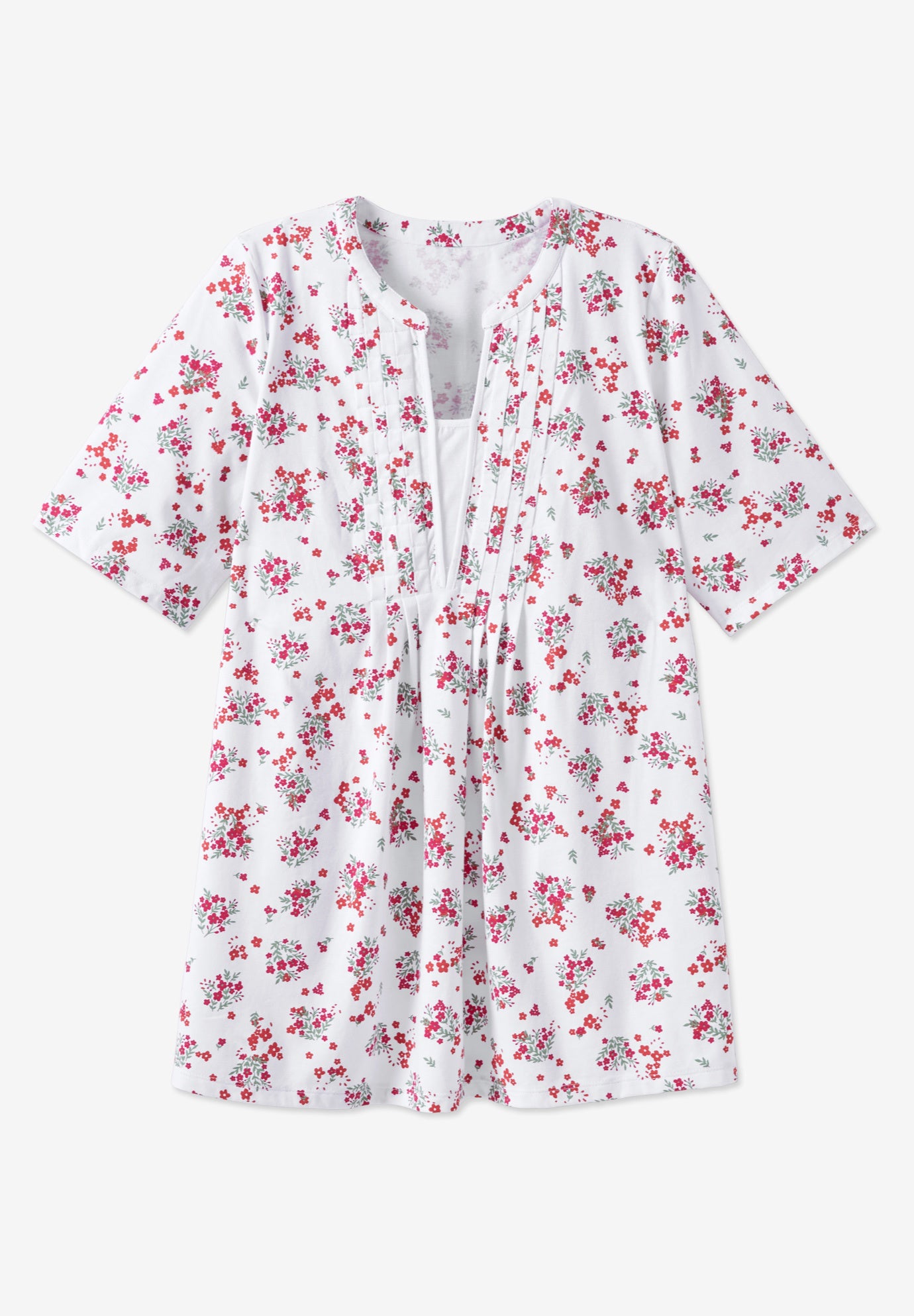 7-Day Layer-Look Elbow-Sleeve Tee image number 5