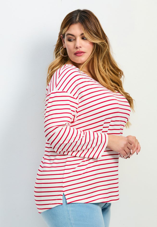 Aimee Stripe Top image number 1