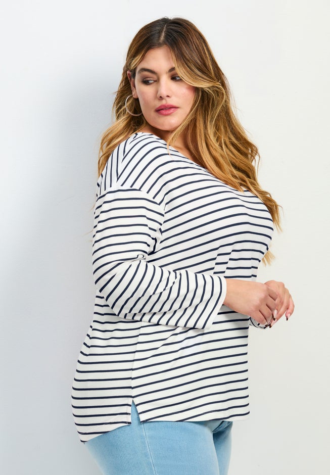 Aimee Stripe Top image number 1