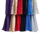 Plus Size Sequin Lace Three Quarter Sleeve A-Line Gown image number 6