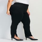 Eva Split Detail Ponte Pant image number null