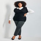 Eva Split Detail Ponte Pant image number null