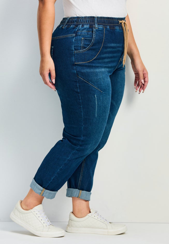 Taliah Denim Jogger image number 3
