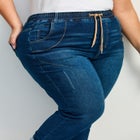 Taliah Denim Jogger image number null