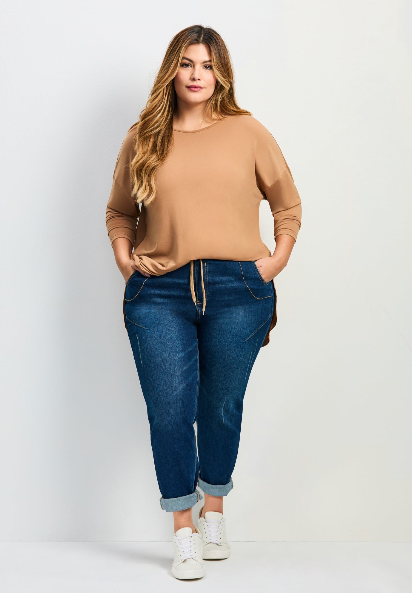 Taliah Denim Jogger image number 1