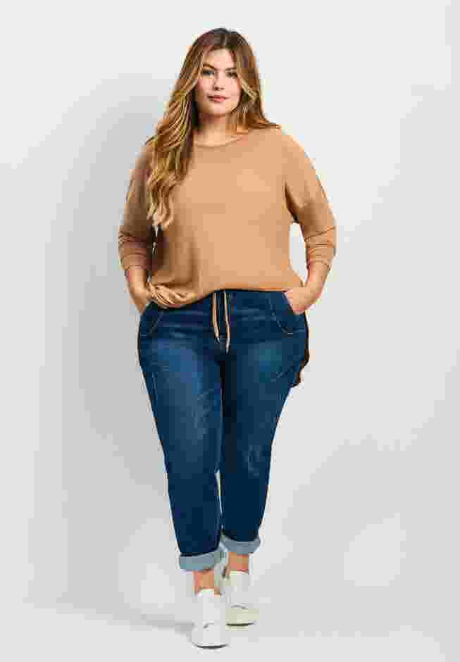 Taliah Denim Jogger image number 4