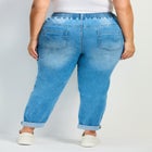 Taliah Denim Jogger image number null