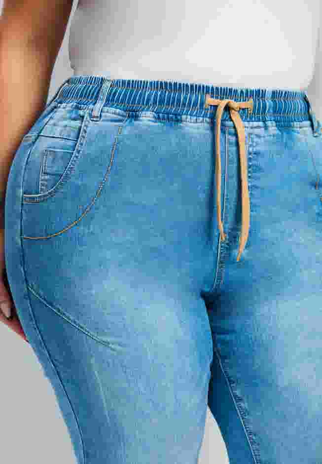 Taliah Denim Jogger image number 3
