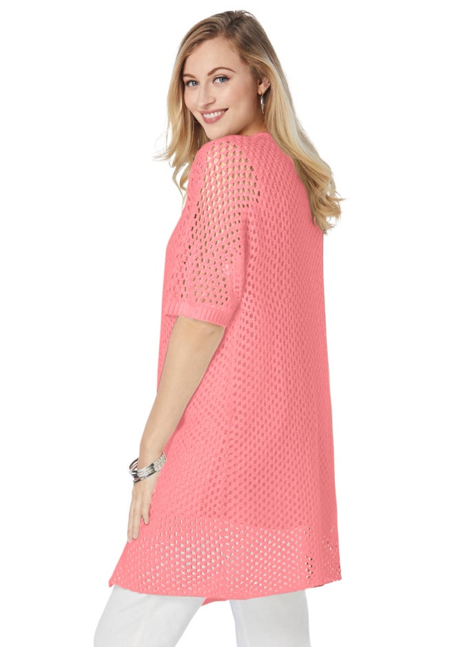 Crochet Long Cardigan image number 2