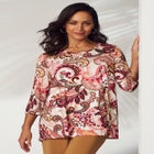 Stretch Knit Swing Tunic image number null